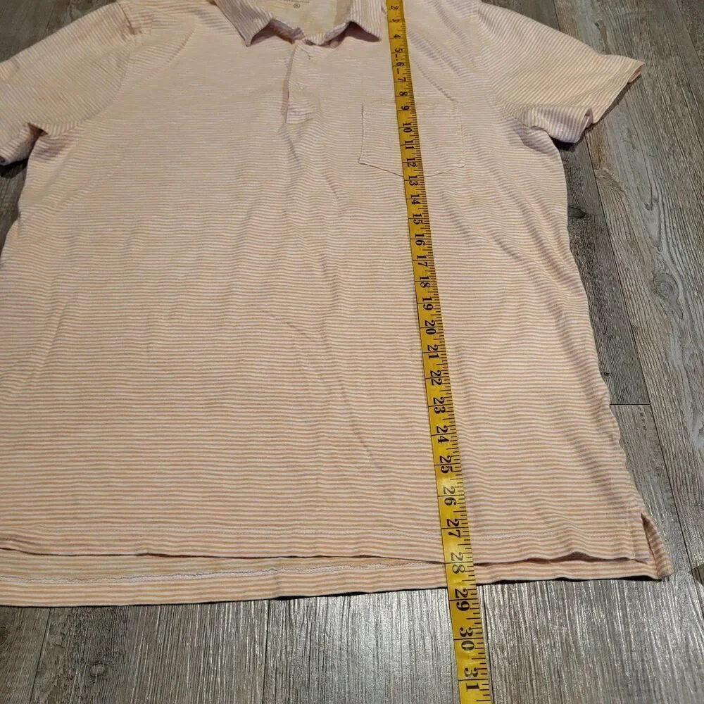 J.Crew Slub Cotton Regular Fit Short Sleeve Polo Knit Shirt Men's Size XL